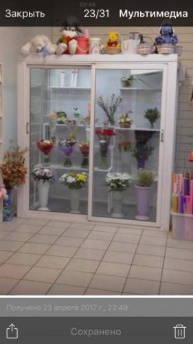 Холодильная камера для цветов