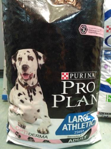 корм pro plan optiderma с лососем для крупных пород с чувствительной кожей 14 кг