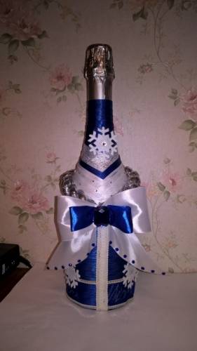 новогодняя бутылка