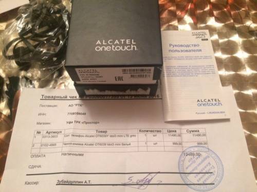 Телефон Alcatel one touch idol 3