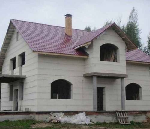 кладка газосиликата ,отделка домов сайдингом,кровля крыш.