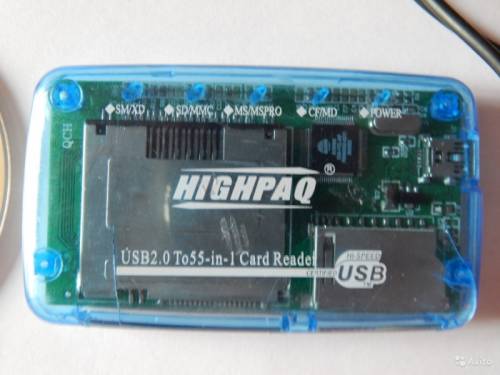 Картридер внешний USB 2.0