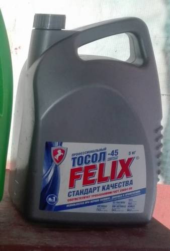 Тосол felix 5литров