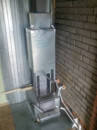 Печь на отработке