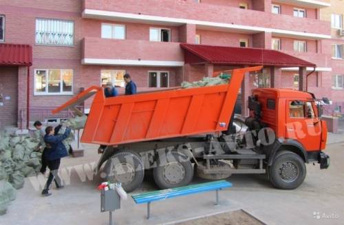 Вывоз любого строительного мусора с погрузкой вручную. камаз, зил, газель.