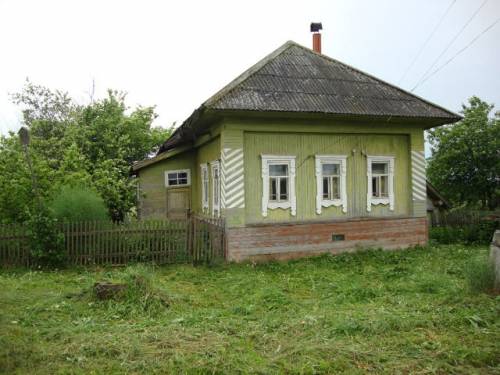 Дом бревенчатый 1-этажный