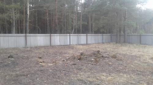 участок под строительство