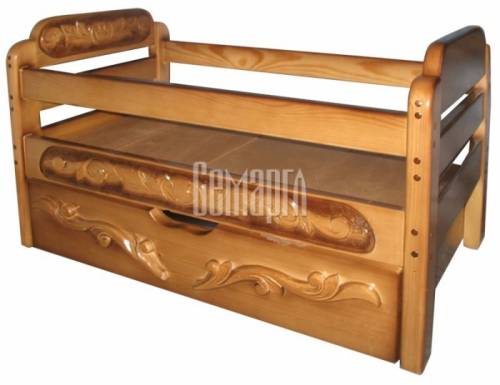 Детские и двухъярусные кровати из дерева