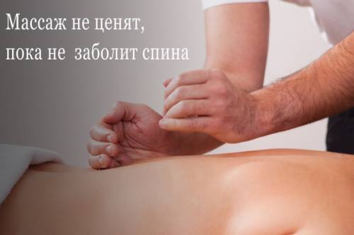 Массаж классический недорого