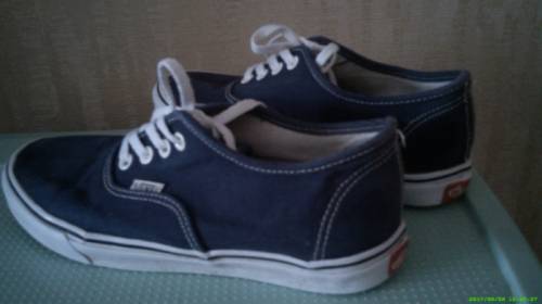 Продам кеды Vans, размер 37, темно-синие