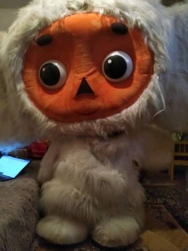 Костюм чебурашки (белый)