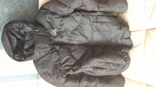 Мужской новый пуховик Adidas 100%.