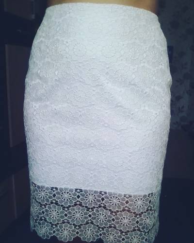 юбка кружево,ручная работа