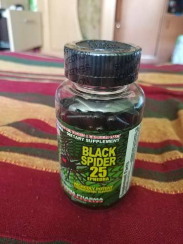 жиросжегатель BLACK SPIDER 25 ephedra