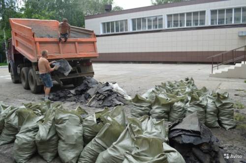 Вывоз любого строительного мусора с погрузкой вручную. камаз, зил, газель.