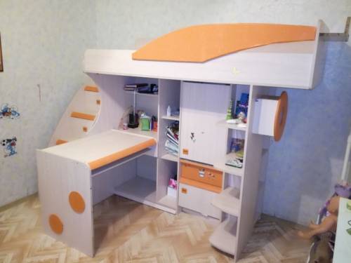 детская кровать-стенка б/у