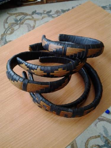 ободки из натуральной кожи