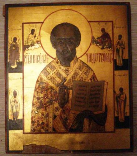 Икона Старинная век 19